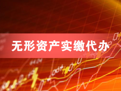 三门峡无形资产实缴资本代办